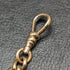 British Antique Rolled Gold Double Albert Chain 46g No Fob